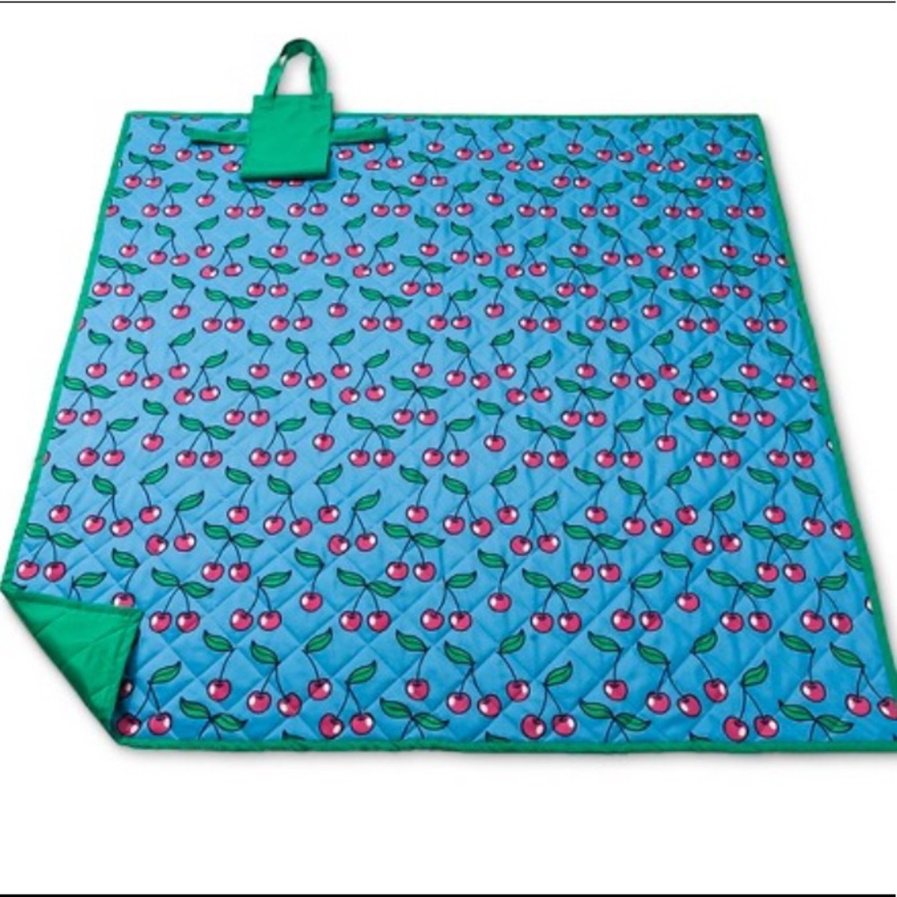 ✨SOLD✨Cherry Picnic Blanket 🍒 - Picture 1 of 3